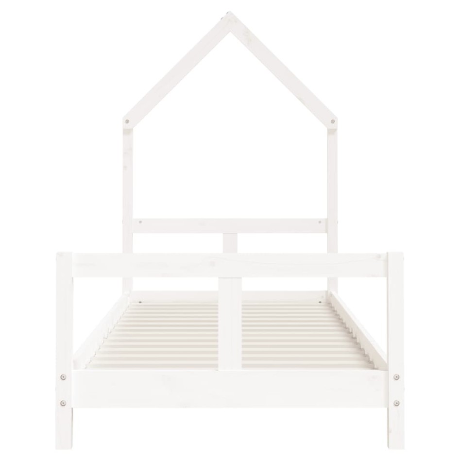Estructura de cama para niños madera de pino blanco 80x200