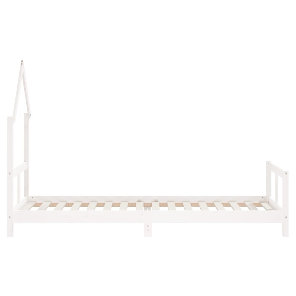 Estructura de cama para niños madera de pino blanco 80x200