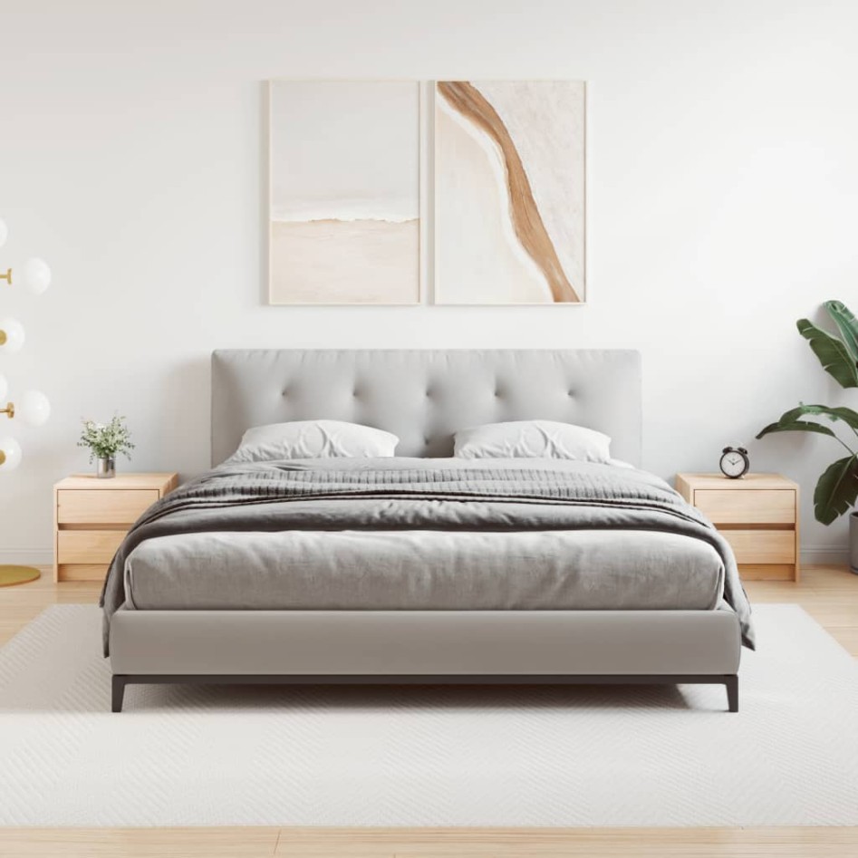 Mesitas de noche 2 uds madera maciza de pino 40x31x35,5