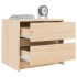 Mesitas de noche 2 uds madera maciza de pino 40x31x35,5