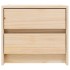 Mesitas de noche 2 uds madera maciza de pino 40x31x35,5