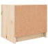 Mesitas de noche 2 uds madera maciza de pino 40x31x35,5