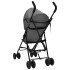 Silla de paseo de bebé acero gris claro y