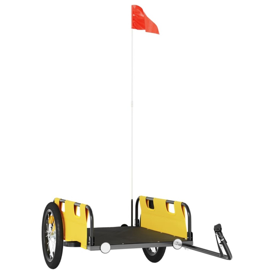 Remolque para bicicletas hierro y tela Oxford