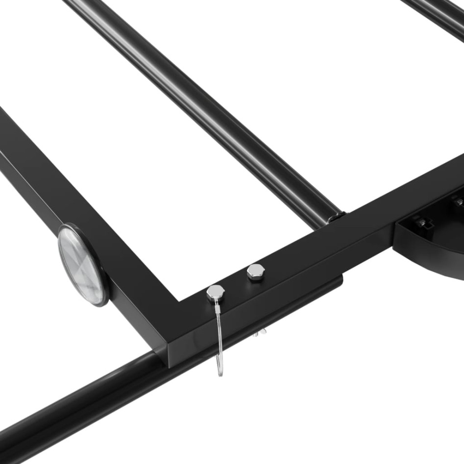 Remolque para bicicletas hierro negro 126x63x34