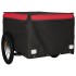 Remolque para bicicleta hierro negro y rojo 45