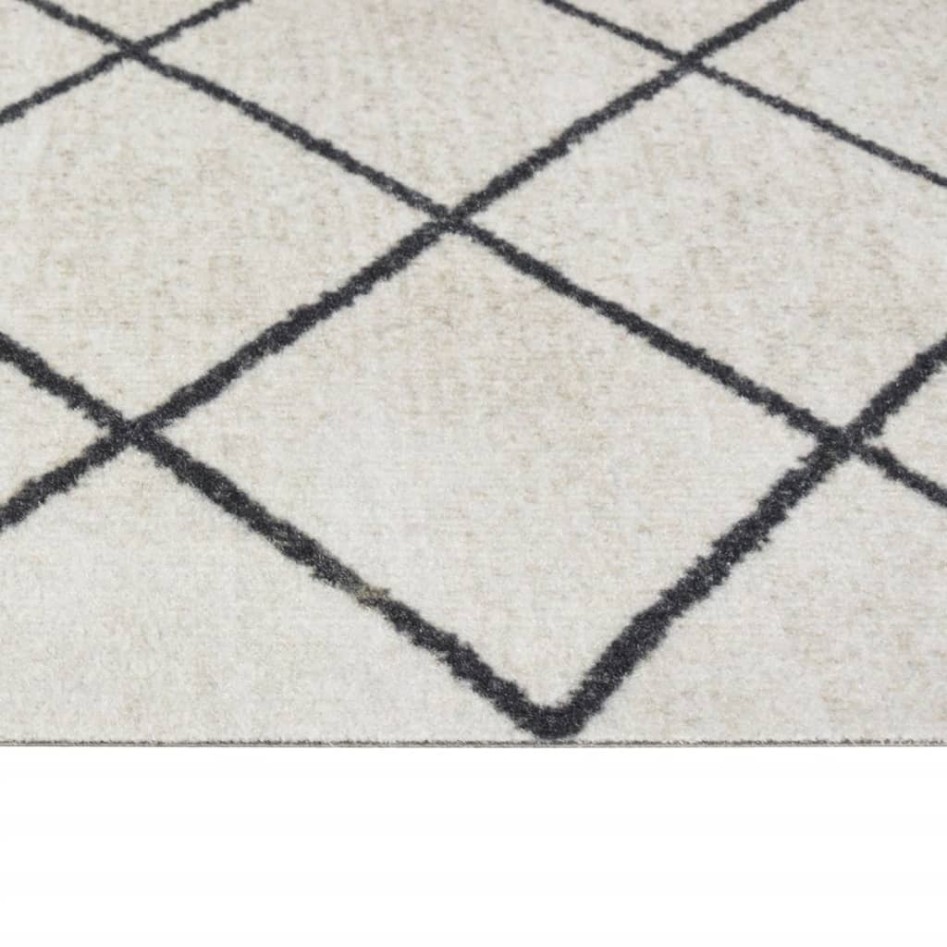 Alfombra de cocina lavable terciopelo cuadrados 60x300