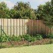 Cerca de alambre con brida verde 0,8x10 m