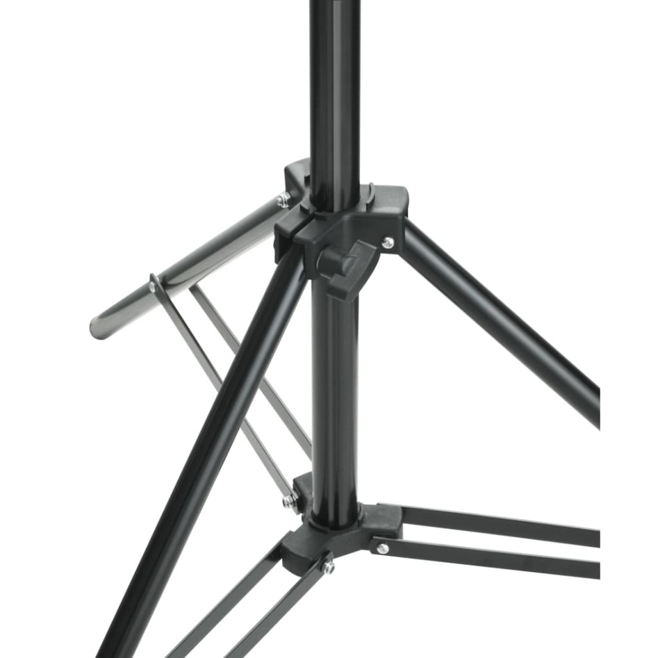 Sistema de soporte de fondo telescópico + fondo blanco 3x5