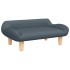 Cama para perros de tela gris oscuro 70x40x24
