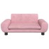Cama para perros de terciopelo rosa 70x45x33