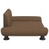 Cama para perros de tela marrón 70x45x28