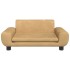 Cama para perros de terciopelo marrón 70x45x33