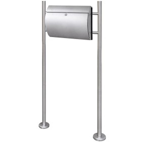 Buzón con soporte de acero