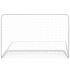 Porterías de fútbol 2 uds con red 182x61x122 cm acero