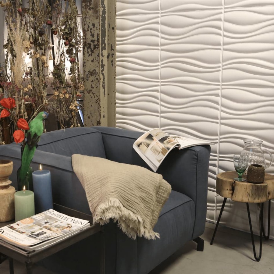 WallArt Paneles de pared 3D 24 uds GA-WA04 diseño