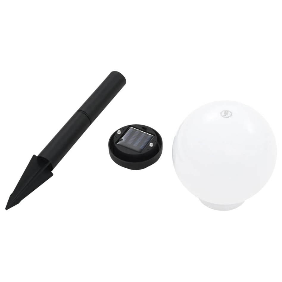 Lámparas solares esféricas de exterior 8 uds LED RGB 15