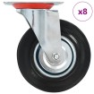 Ruedas giratorias 8 unidades 125 mm