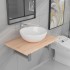 Conjunto de muebles de baño 2 piezas cerámica