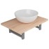 Conjunto de muebles de baño 2 piezas cerámica