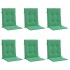 Cojín silla jardín respaldo bajo 6 uds tela Oxford