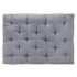 Cojín para sofá de palets azul 120x80x10