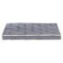 Cojín para sofá de palets azul 120x80x10