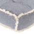 Cojín para sofá de palets azul 120x80x10