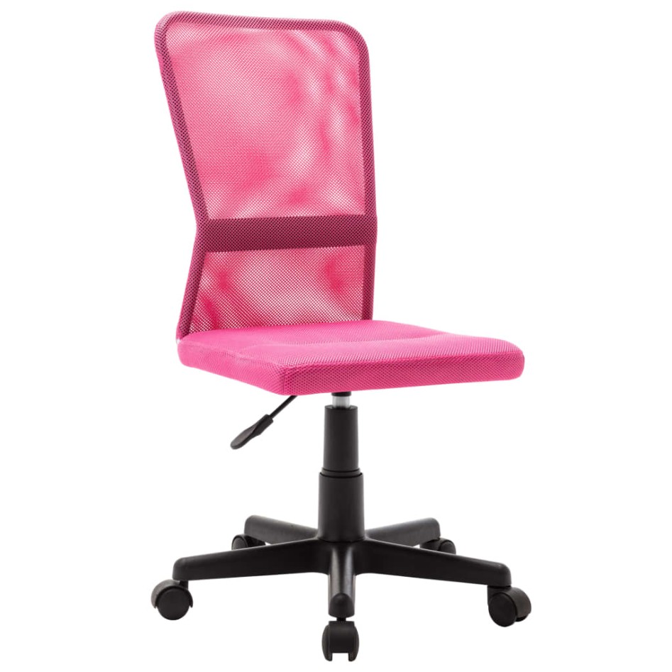 Silla de oficina de tela de malla rosa 44x52x100