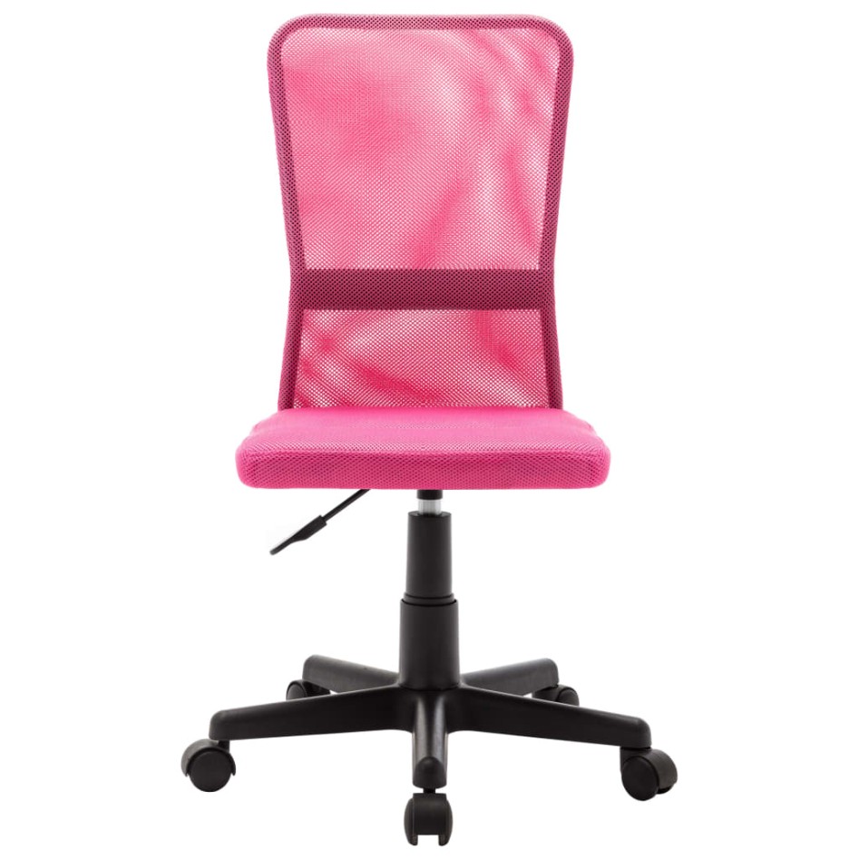 Silla de oficina de tela de malla rosa 44x52x100