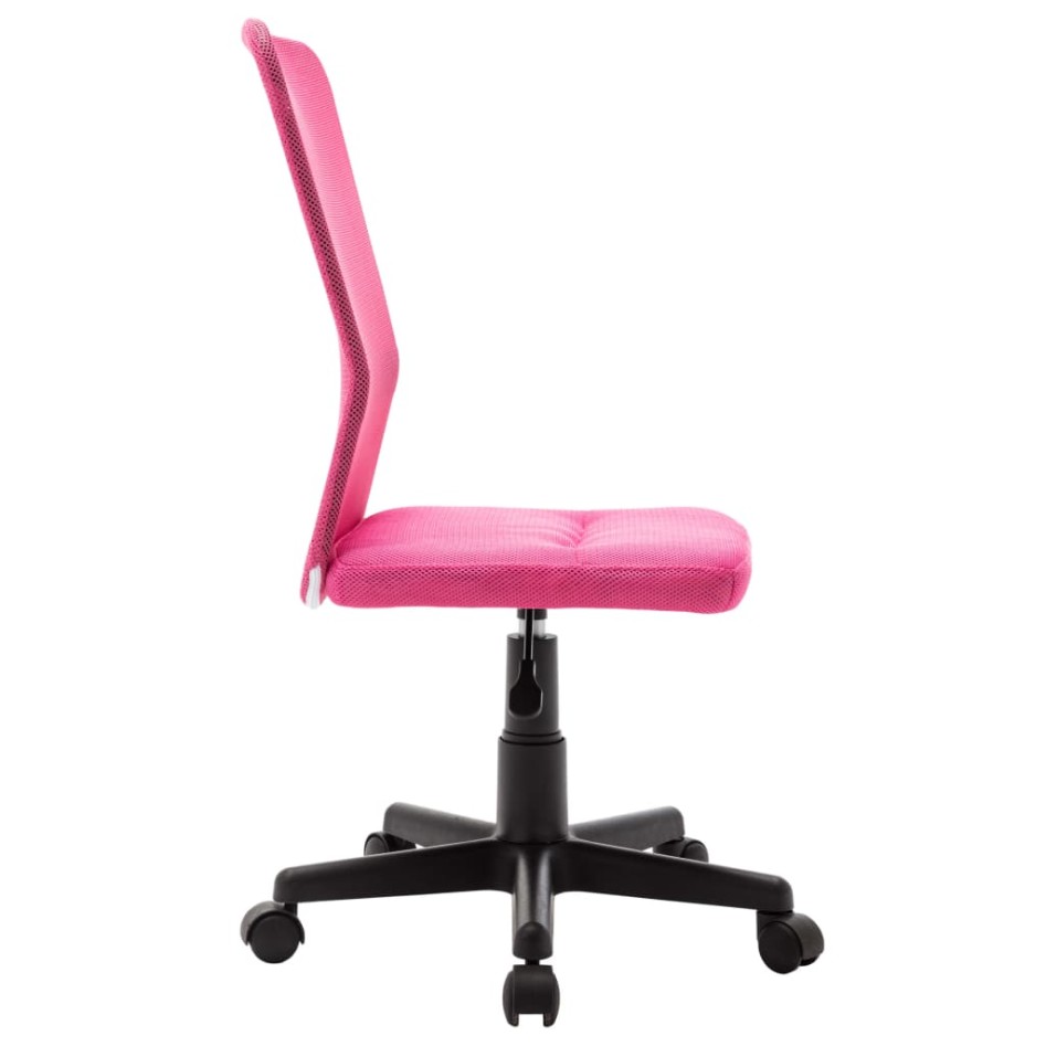 Silla de oficina de tela de malla rosa 44x52x100