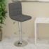 Taburete de cocina tela gris
