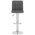 Taburete de cocina tela gris