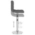 Taburete de cocina tela gris