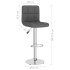 Taburete de cocina tela gris