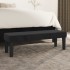 Banco de terciopelo negro 100x30x30