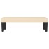 Banco de tela color crema 100x30x30