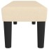 Banco de tela color crema 100x30x30