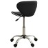 323674  Salon Spa Stool Black Faux