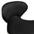 323674  Salon Spa Stool Black Faux