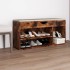 Banco zapatero con cojín madera ingeniería roble