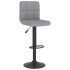 Taburete de cocina de tela gris
