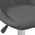 Taburete de cocina de terciopelo gris