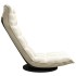 Silla de suelo giratoria de terciopelo