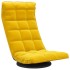 Silla de suelo giratoria de terciopelo