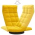 Silla de suelo giratoria de terciopelo