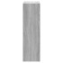 Mueble zapatero madera contrachapada gris Sonoma 63x24x81