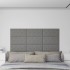 Paneles de pared 12 uds cuero sintético gris 60x30 cm 2,16