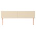 Cabeceros 2 unidades de tela color crema 100x5x78/88
