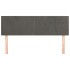 Cabeceros 2 unidades terciopelo gris oscuro 72x5x78/88